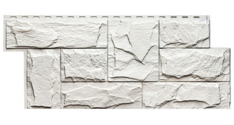 Фасадная панель Т-Сайдинг ЭКО-1 Гранит Леон Уайт