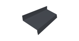 Отлив простой 50 0,45 Drap RAL 7024 мокрый асфальт (2м)