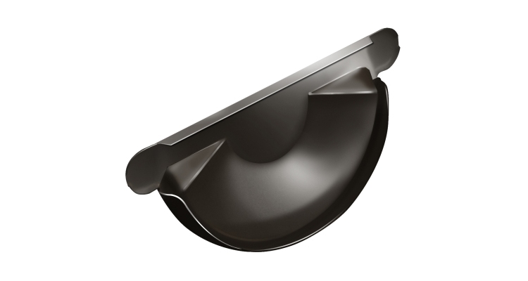 Заглушка торцевая универсальная Grand Line PU 150 мм RR 32 темно-коричневый