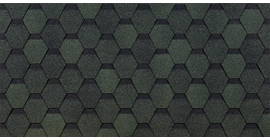 Гибкая черепица Eurasia Шестигранник, Зелёный