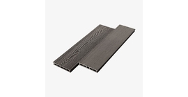 Террасная доска ДПК пустотелая UnoDeck Vintage 150×24 мм цвет графит 3 метра