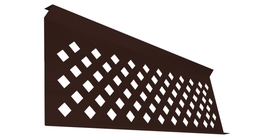 Полотно декоративное 360х2500 RAL 8017