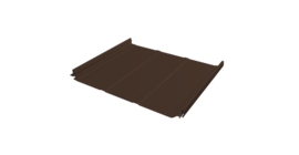 Кликфальц Pro Line Grand Line 0,45 Drap с пленкой на замках RAL 8017 шоколад