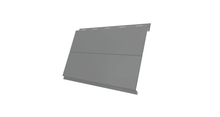 Вертикаль 0,2 line 0.5 Satin с пленкой RAL 9006 бело-алюминиевый