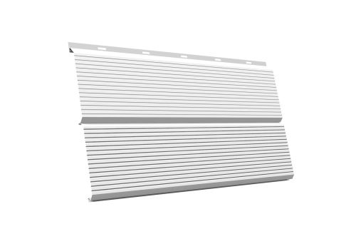 ЭкоБрус 0,345 Gofr GL 0.45 PE с пленкой RAL 9003 сигнальный белый