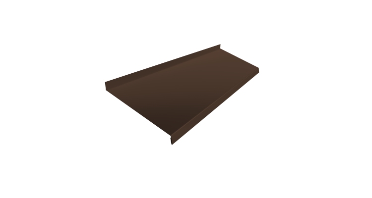 Отлив простой 200 0,5 PurPro Matt 275 RAL 8017 шоколад (2м)