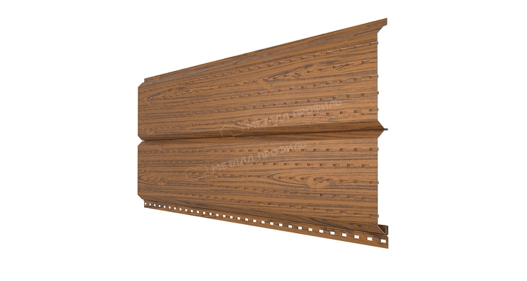 Софит Металл Профиль Lбрус-15х240 (ECOSTEEL_T-01-ЗолотойДуб-0.5)