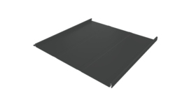 Фальц двойной стоячий Line Grand Line 0,45 PE с пленкой на замках RAL 7016 антрацитово-серый