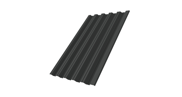 Профнастил HC35R Grand Line 0,5 Drap TX RAL 7016 антрацитово-серый