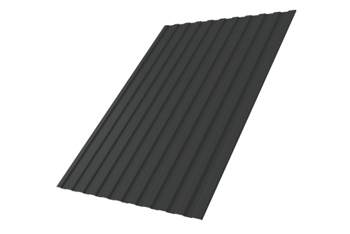 Профнастил С8A 0,5 Drap TX RAL 7016 антрацитово-серый