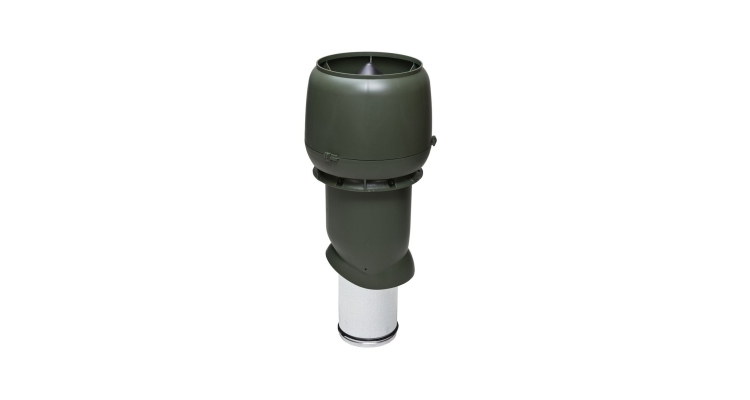 Выход вытяжки с колпаком 160/225/500/ИЗ зеленый