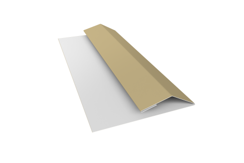 Планка финишная Блок-хаус new 0,45 PE с пленкой RAL 1014 слоновая кость (3м)