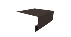 Планка околооконная сложная Блок-хаус new 200х75х27 0,5 Satin Matt RR 32 темно-коричневый (3м)