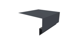 Планка околооконная сложная Блок-хаус new 250х75х27 0,45 Drap RAL 7024 мокрый асфальт (2м)