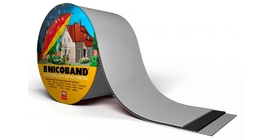 Лента герметизирующая Технониколь Nicoband самоклеящаяся 10мх7.5см, серебристая