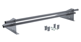 Снегозадержатель трубчатый для фальцевой кровли Optima RAL 9006 1м