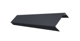 Ламель лицевая 50 забора жалюзи Texas 0.5 Satin Matt с пленкой RAL 7024 мокрый асфальт