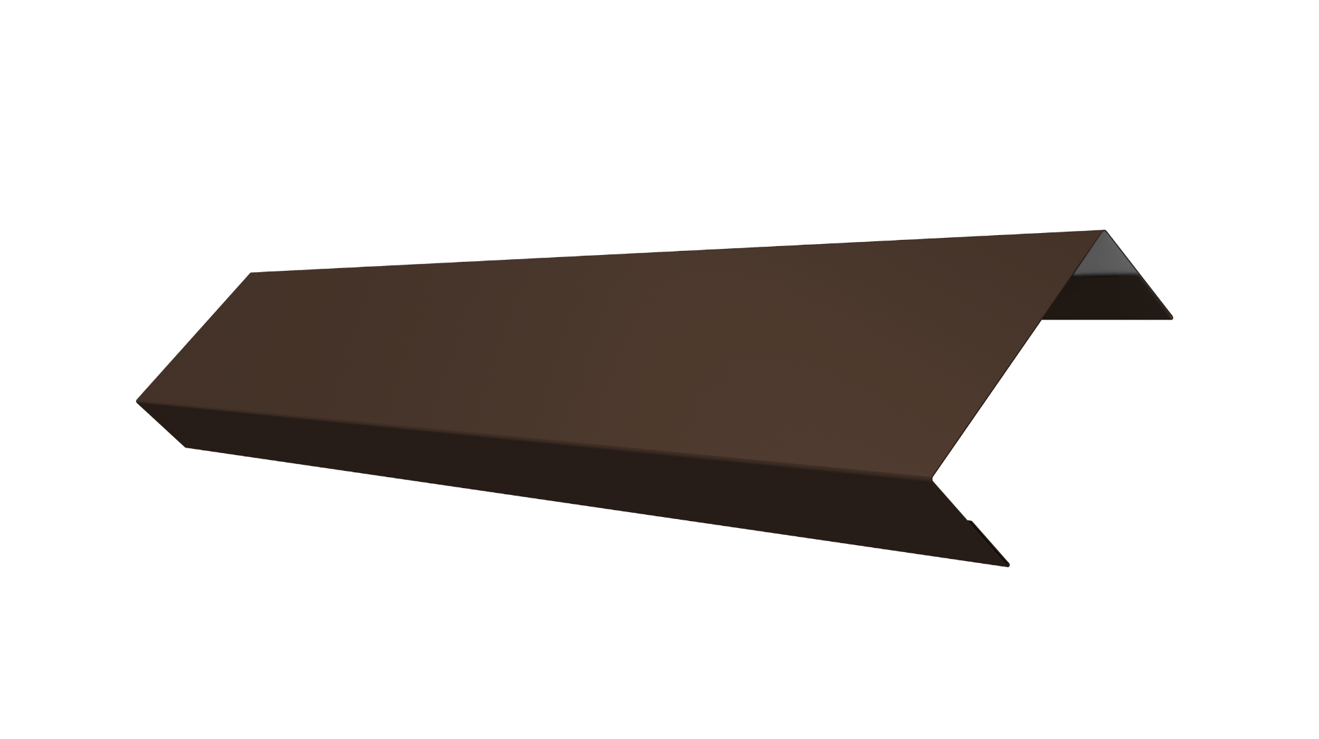 Ламель лицевая 50 забора жалюзи Texas 0.5 Rooftop Бархат с пленкой RAL 8017 шоколад