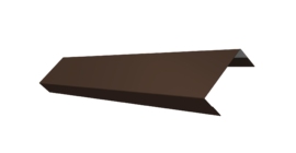 Ламель обратная 50 забора жалюзи Texas 0.5 Satin Matt с пленкой RAL 8017 шоколад