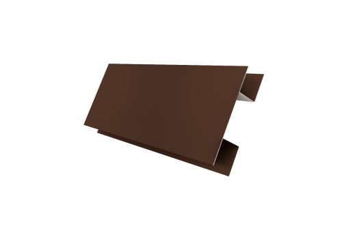 Планка H-образная Экобрус 0,5 Drap TX RAL 8017 шоколад (2м)
