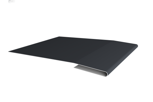 Планка начальная 0,45 PE с пленкой RAL 7024 мокрый асфальт (3м)