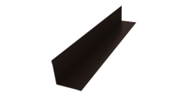 Угол внутренний 30х30 0,5 Satin с пленкой RR 32 темно-коричневый (3м)
