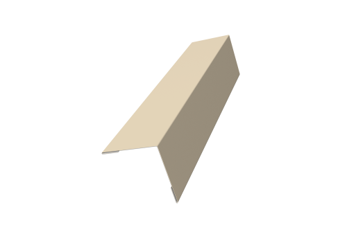 Угол внешний 50х50 0,45 PE с пленкой RAL 1015 светлая слоновая кость (2м)