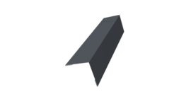 Угол внешний 50х50 0,5 Satin Matt RAL 7024 мокрый асфальт (3м)