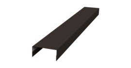 Крышка 30х15 жалюзи Texas 0,5 Satin Matt RR 32 темно-коричневый (2,5м)