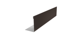 Нащельник 125 Texas 25х35 0,45 Drap ST RR 32 темно-коричневый (L1,5)