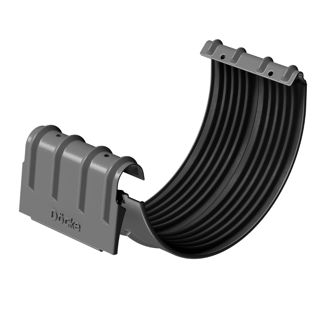 Соединитель желобов Stal Premium, графит