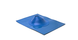 Проходной элемент MF угловой №1 (75-200мм) +185 EPDM (металлический окрашенный фланец) синий