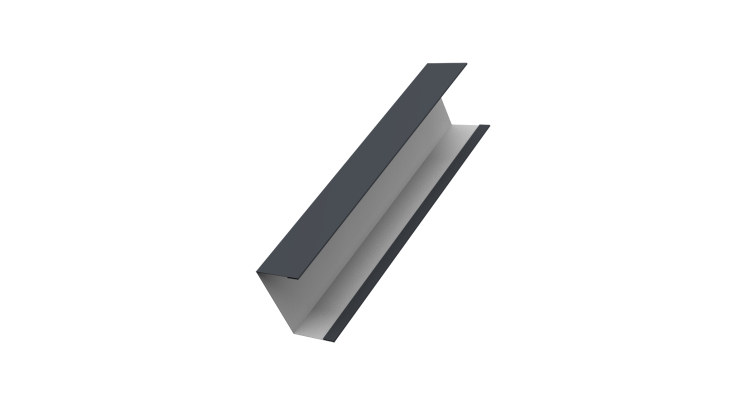 Крышка жалюзи Milan, Tokyo для калиток, ворот 0,5 Satin RAL 7024 мокрый асфальт (3м)