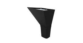 Воронка водосборная прямоугольная Vortex Matt 127мм RAL 9005