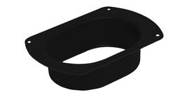 Воронка врезная Vortex Matt 127мм RAL 9005 черный