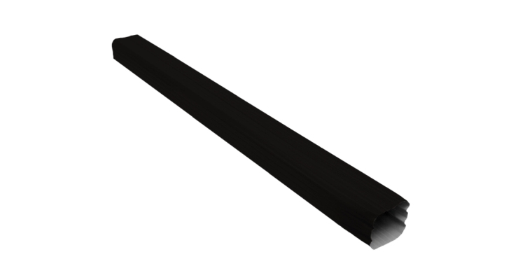 Труба прямоугольная Vortex Matt 3м RAL 9005
